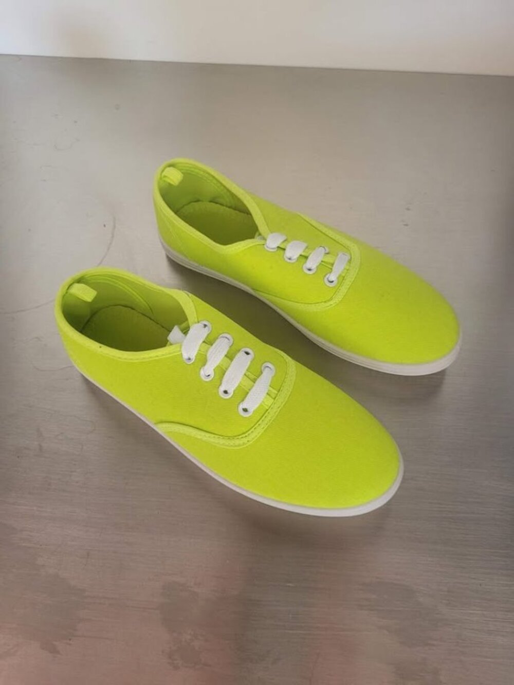 Cute Neon Green Shoes ....Size 8